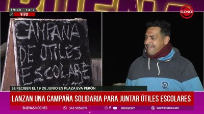 Lanzan una campa&ntilde;a solidaria para juntar &uacute;tiles escolares